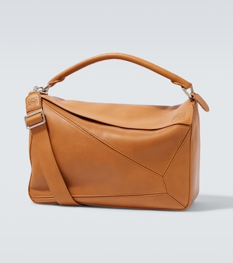 Puzzle 라지 레더 토트 백 | Loewe