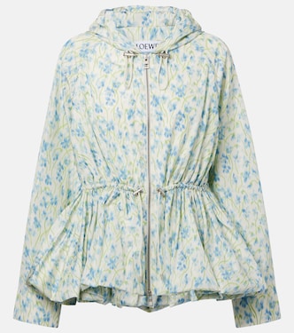 Floral peplum jacket | Loewe