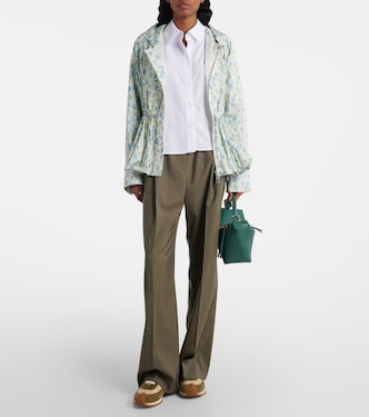 Floral peplum jacket | Loewe