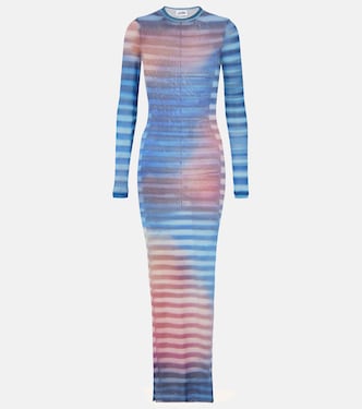 فستان طويل من التول بخطوط Air | Jean Paul Gaultier