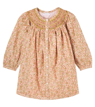 Jadwiga floral smocked cotton dress | Bonpoint