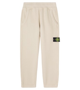 Compass cotton jersey sweatpants | Stone Island Junior