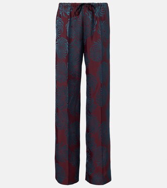 Printed wide-leg pants | Dries Van Noten