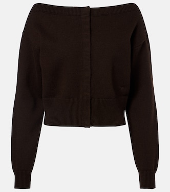 Off-shoulder cashmere cardigan | Tom Ford