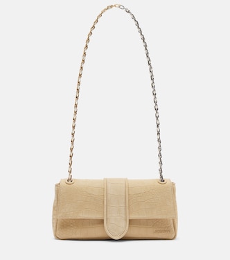 Schultertasche Bambino Chaîne aus Veloursleder | Jacquemus