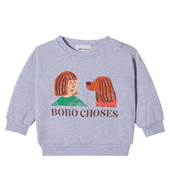 Baby Friends in a Pickle cotton jersey sweatshirt | Bobo Choses