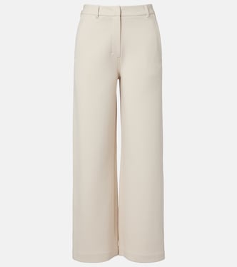 Caucaso cotton-blend wide-leg pants | 'S Max Mara