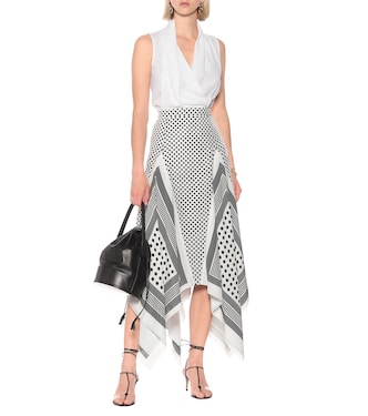 Gonna midi Boom a stampa in seta | Altuzarra