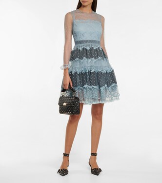 Tiered lace minidress | REDValentino