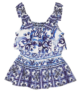 Top imprimé en coton | Dolce&Gabbana Kids