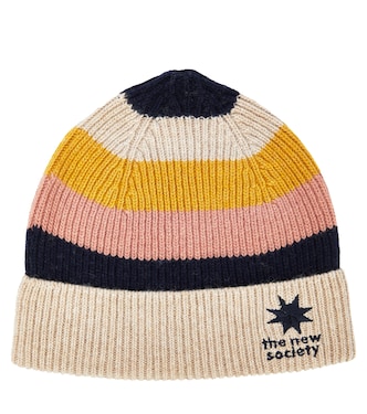 Antoniette striped wool-blend beanie | The New Society