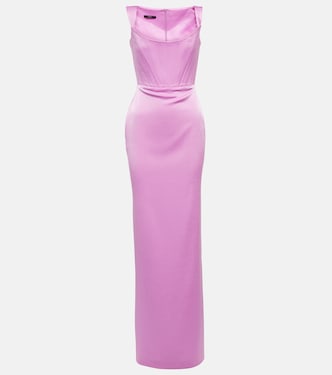 Halse crêpe gown | Alex Perry