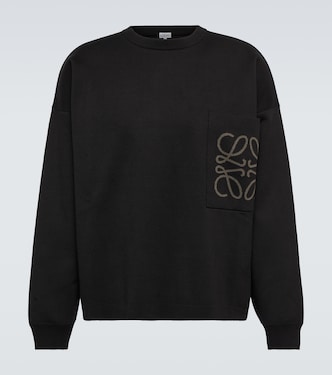 Anagram cotton-blend sweatshirt | Loewe
