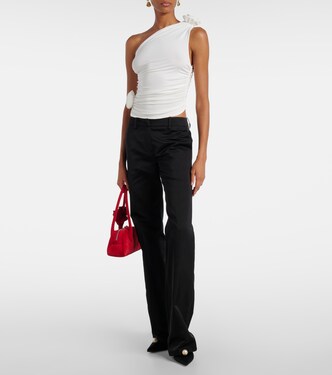 Verziertes One-Shoulder-Top | Magda Butrym