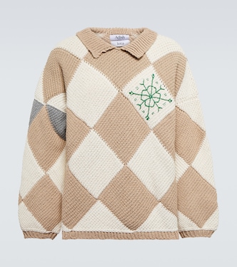Pull en jacquard de coton | Adish