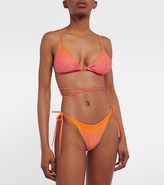 Embellished bikini bottoms | Self-Portrait