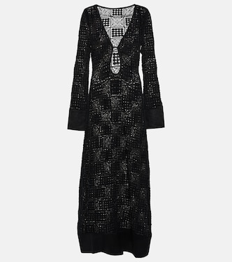 Vestido largo de croché de algodón | SIR