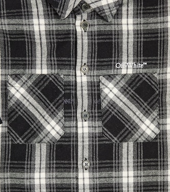 Camicia Bookish in flanella a quadri | Off-White Kids