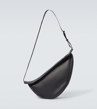 Slouchy Banana Large leather crossbody bag | The Row