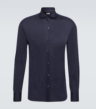Chemise en soie et coton | Brunello Cucinelli