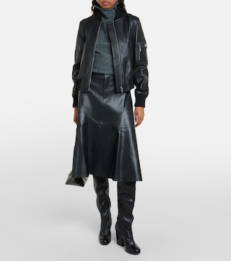 Falda midi Jesse White Label de piel sintética | Proenza Schouler