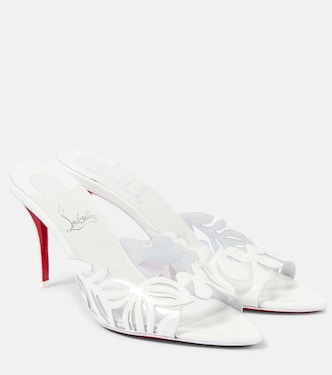Apostropha 80 PVC and leather mules | Christian Louboutin