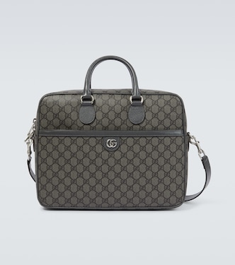 Aktentasche GG Supreme mit Leder | Gucci