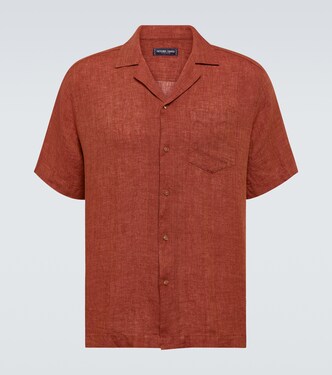 Angelo linen bowling shirt | Frescobol Carioca