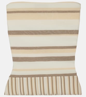 Citara striped cotton-blend top | Faithfull