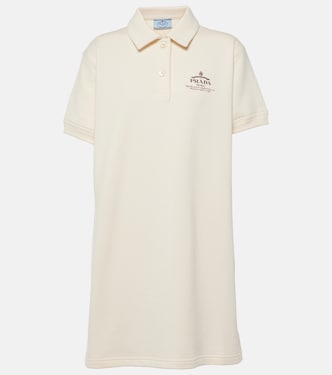 Polokleid aus Baumwoll-Fleece | Prada