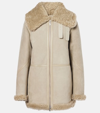 Chaqueta de piel con forro de borrego | Burberry