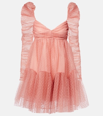 Abito corto in tulle point d'esprit | Zimmermann