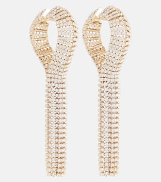 Embellished chainmail drop earrings | Rabanne
