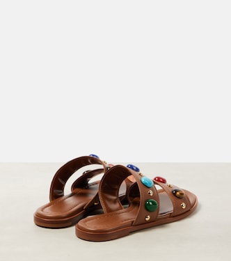 Shanti embellished leather sandals | Gianvito Rossi