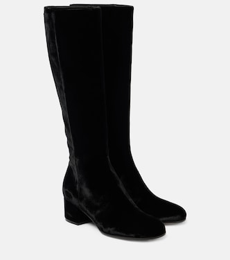 Botas altas Joelle 45 de terciopelo | Gianvito Rossi