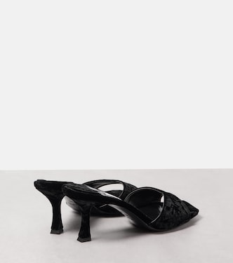 Mules Skye 70 in velluto | Jimmy Choo