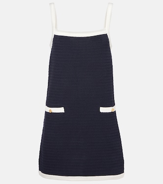Knitted cotton-blend minidress | Gucci