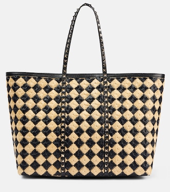 Tote Rockstud Large a cuadros | Valentino Garavani