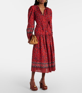 Abito midi Mona in misto cotone | Ulla Johnson