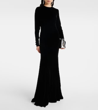 Vestido de fiesta de terciopelo | Dolce&Gabbana