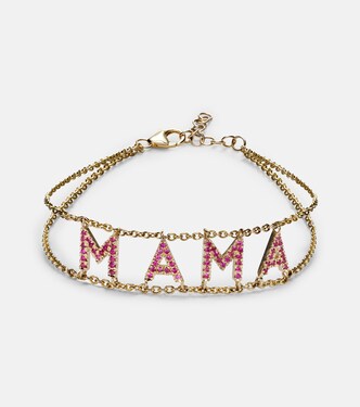 Armband Mama aus 14kt Gelbgold mit Saphiren | Roxanne First