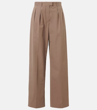 Alfidis cotton wide-leg pants | The Row