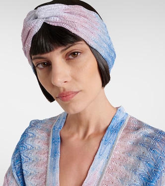 Gradient twisted headband | Missoni