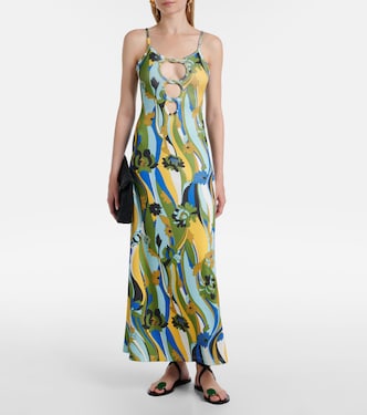 Acidic Floral maxi dress | Christopher Esber