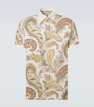 Paisley cotton piqué polo shirt  | Etro