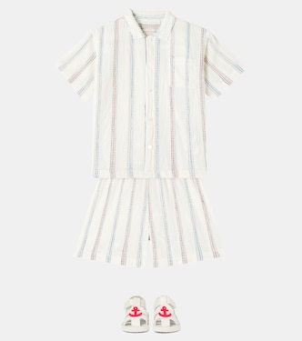 Vincent striped cotton-blend shorts | Konges Sløjd
