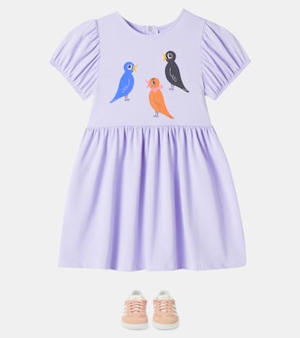 Abito in misto cotone con stampa | Mini Rodini