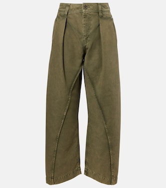 Mid-rise cotton wide-leg jeans | JW Anderson