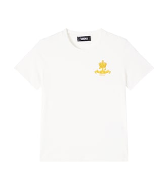 Barocco Crown cotton jersey T-shirt | Versace Kids
