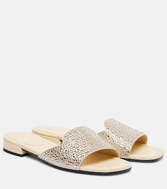 Mules Dina en satin à ornements | Jimmy Choo